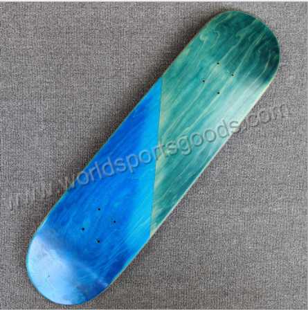 Full canadian maple skateboard,skateboard desk with Dye Color 