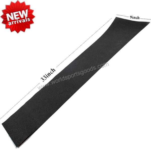 33x9inch OS780 Black and Color Skateboard Griptape
