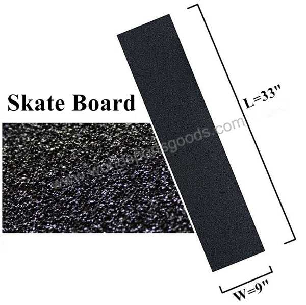  33x9inch OS780 Black and Color Skateboard Griptape